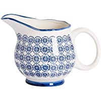 Nicola Spring Jarrita para la Leche-Salsera - Estampado Floral Azul - 300 ml